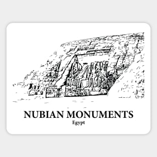 Nubian Monuments - Egypt Magnet
